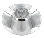 Hubcap chrome Wolfsburg (each) Beetle: export models and convertible 8.1965 until 7.1966 standard models 8.1965 until 7.1967